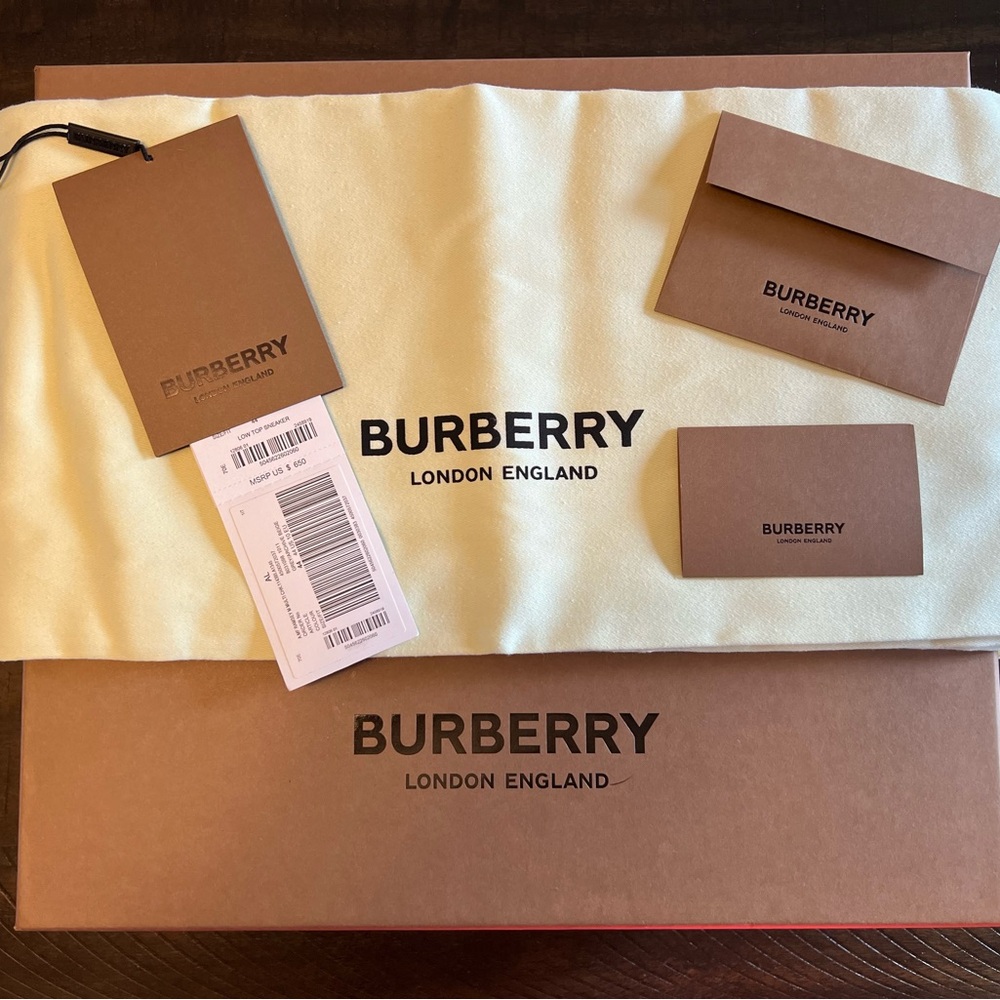 Vintage Burberry Ramsey Grey/Archive Beige Checkerboard Size 44 EU 8031098 NIB - Picture 16 of 16